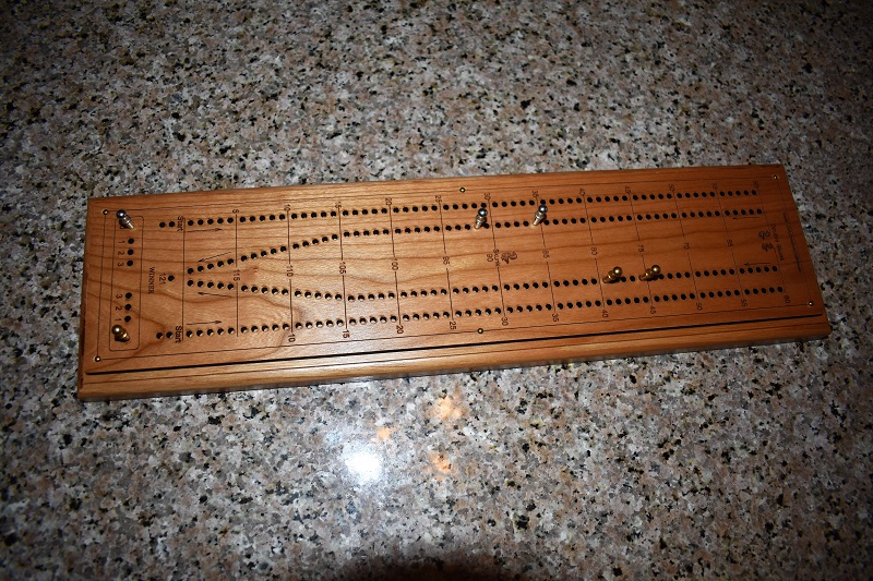 New Cribbage Board Delivered Before Christmas–Barely