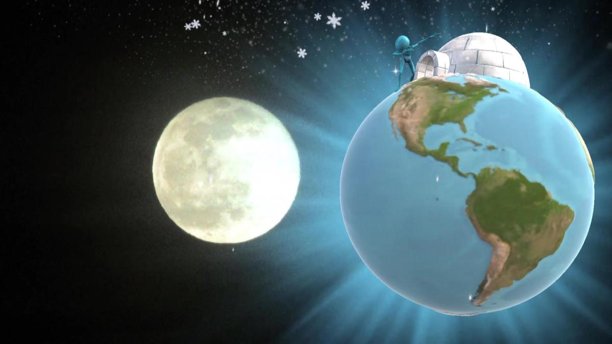 Snow Moon Reflections