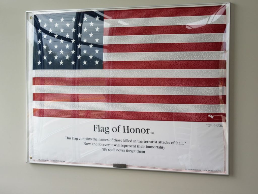 The Flag of Honor at Fire Department No. 4