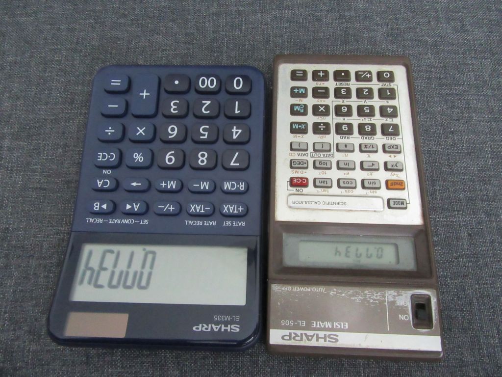 New Calculator Replaces Vintage Model!