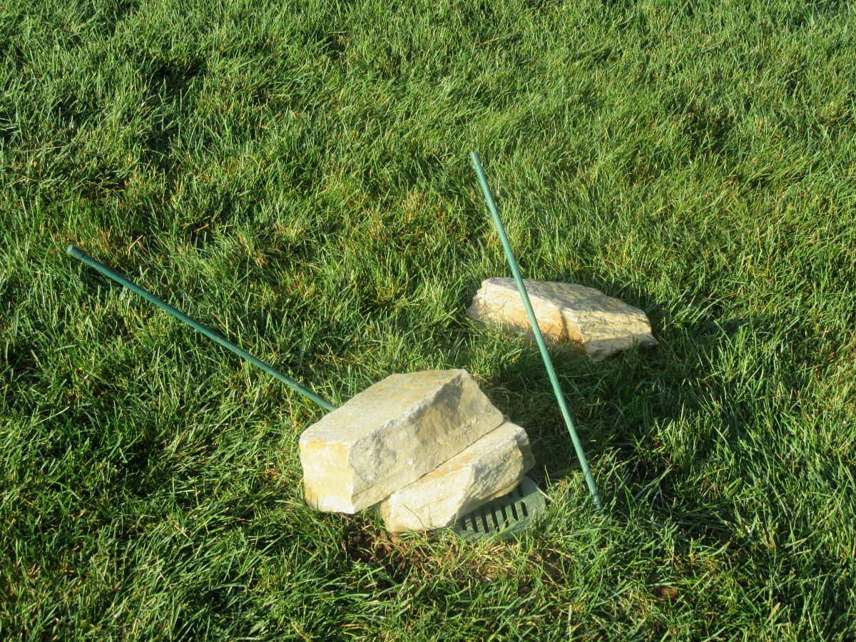 Three Rock Fail on the Drain Tile&nbsp;Grate!