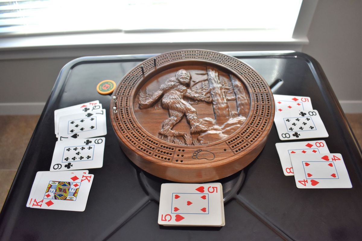 Sasquatch Cribbage Board&nbsp;Game!