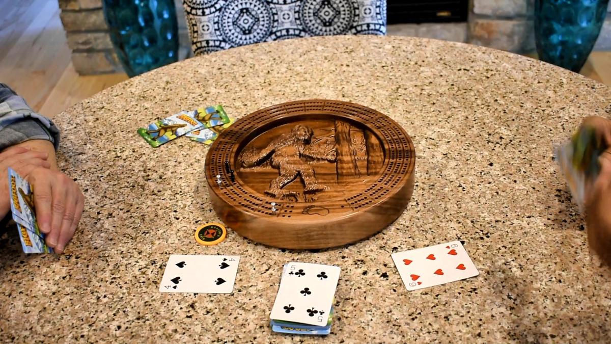 Blockbuster Sasquatch Cribbage Game&nbsp;Antics!