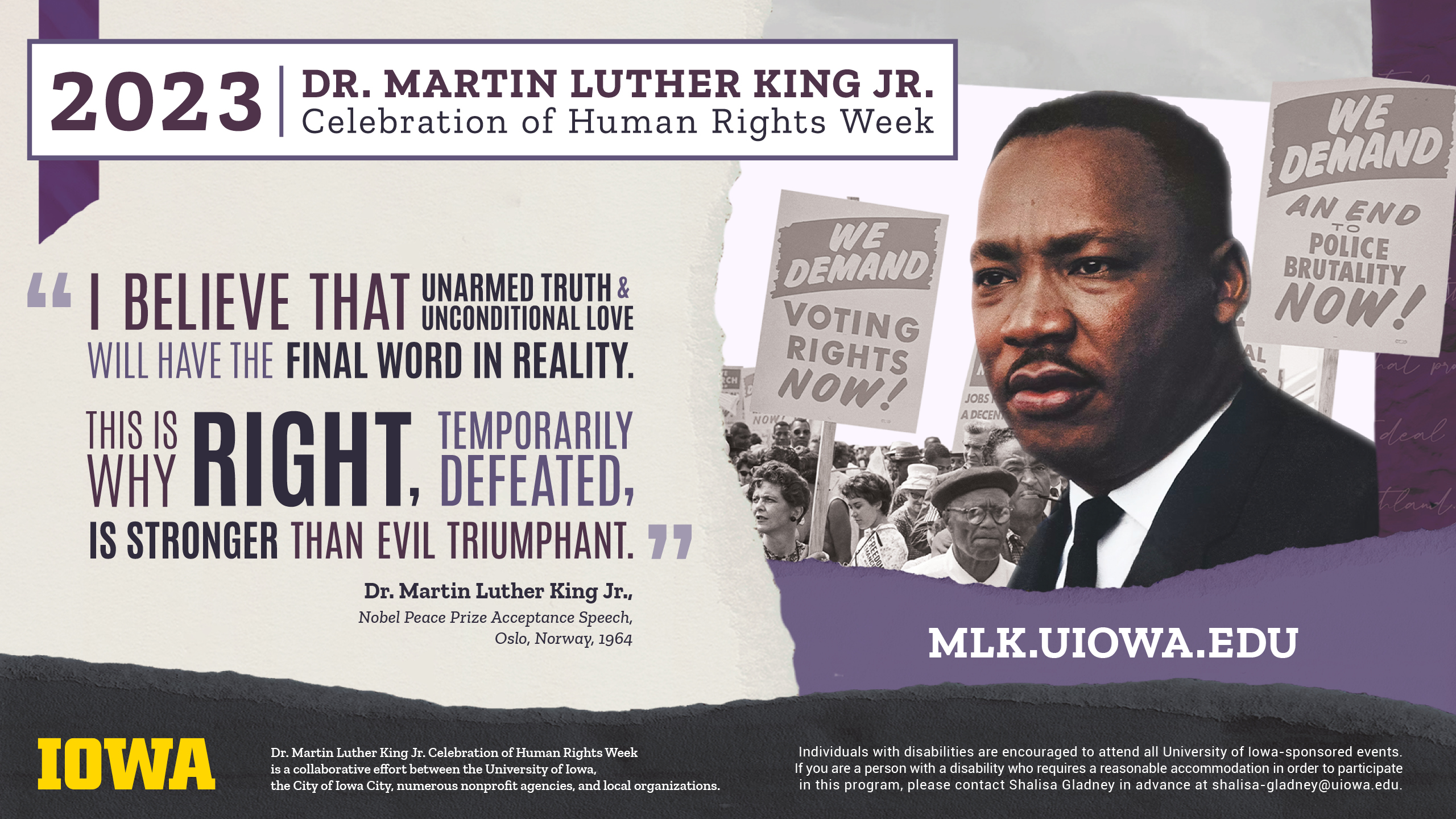 MLK Week Redux for the New University of Iowa Psychiatry Fellows