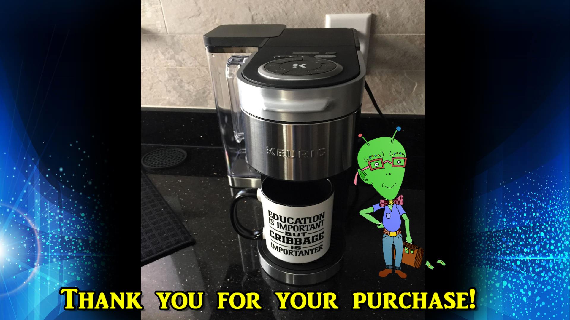 Press And Hold on The Keurig Coffee Maker