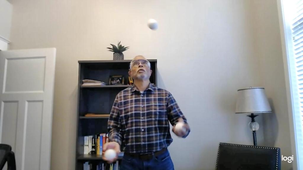 Still Practicing the Shower&nbsp;Juggle!