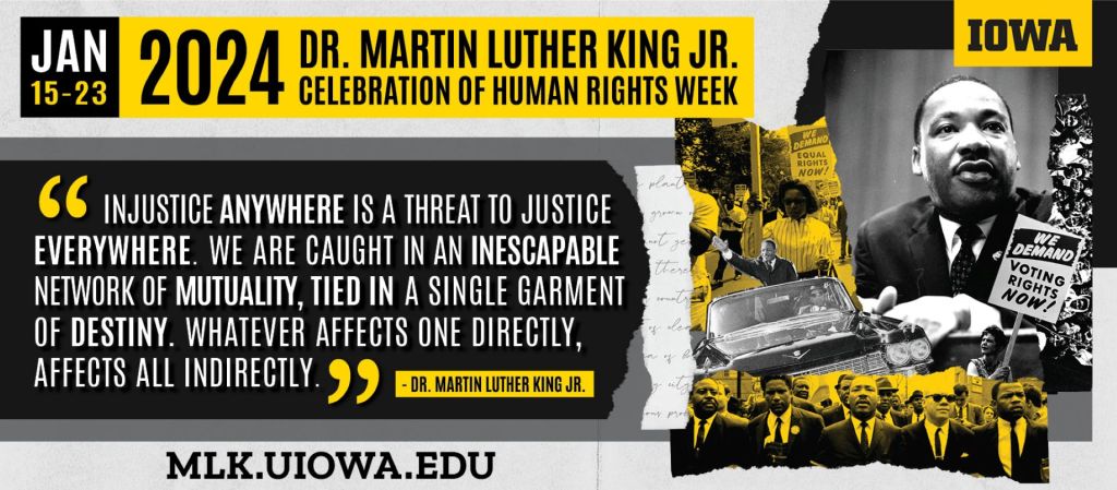 Martin Luther King Upcoming Schedule of&nbsp;Events