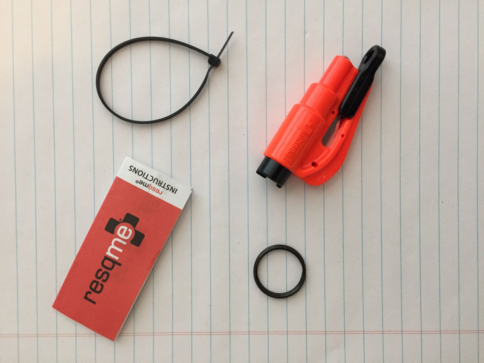 RESQME Car Escape Tool for Emergency Window Breaking and Seat Belt&nbsp;Cutting