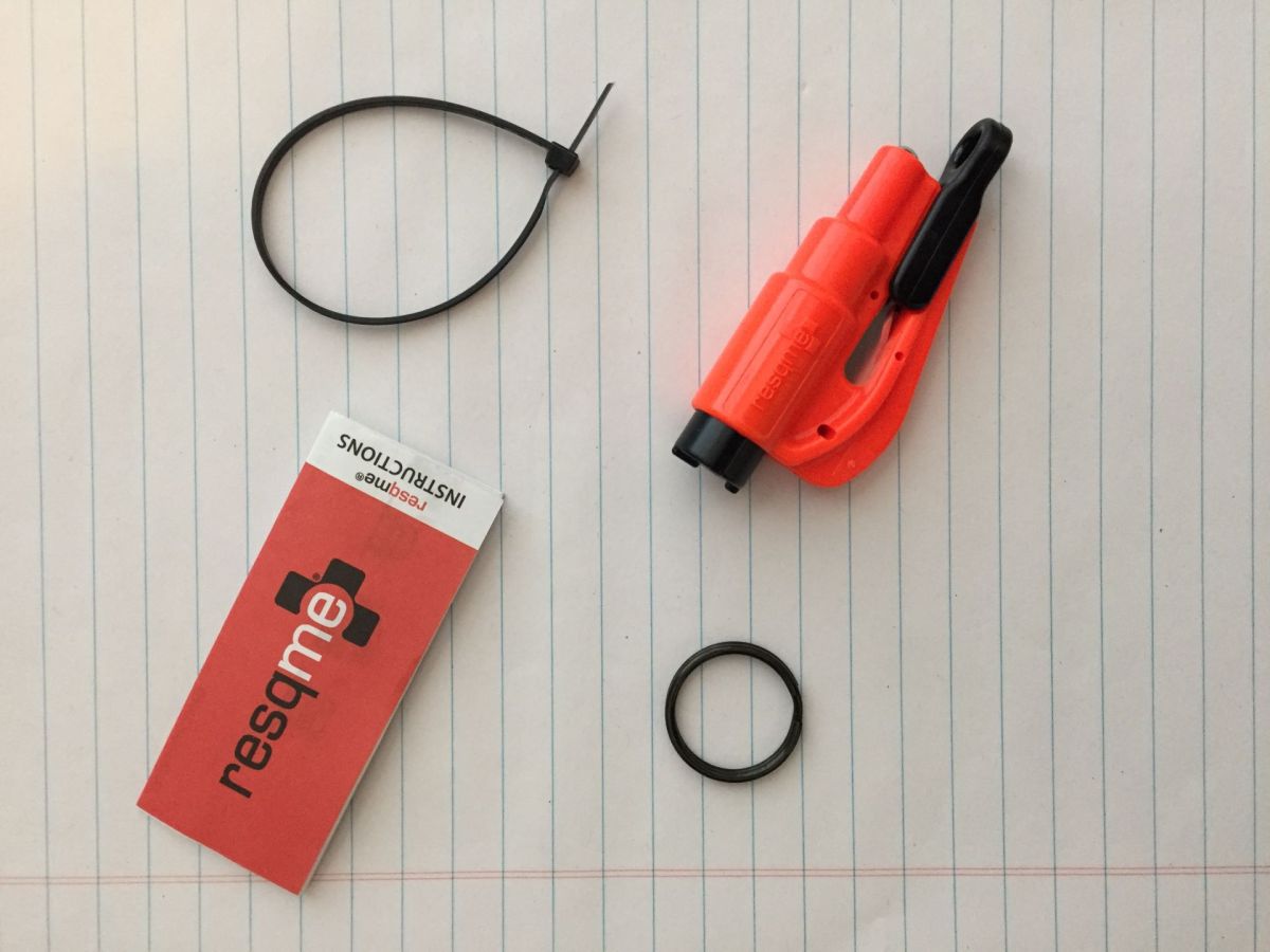 RESQME Car Escape Tool for Emergency Window Breaking and Seat Belt&nbsp;Cutting