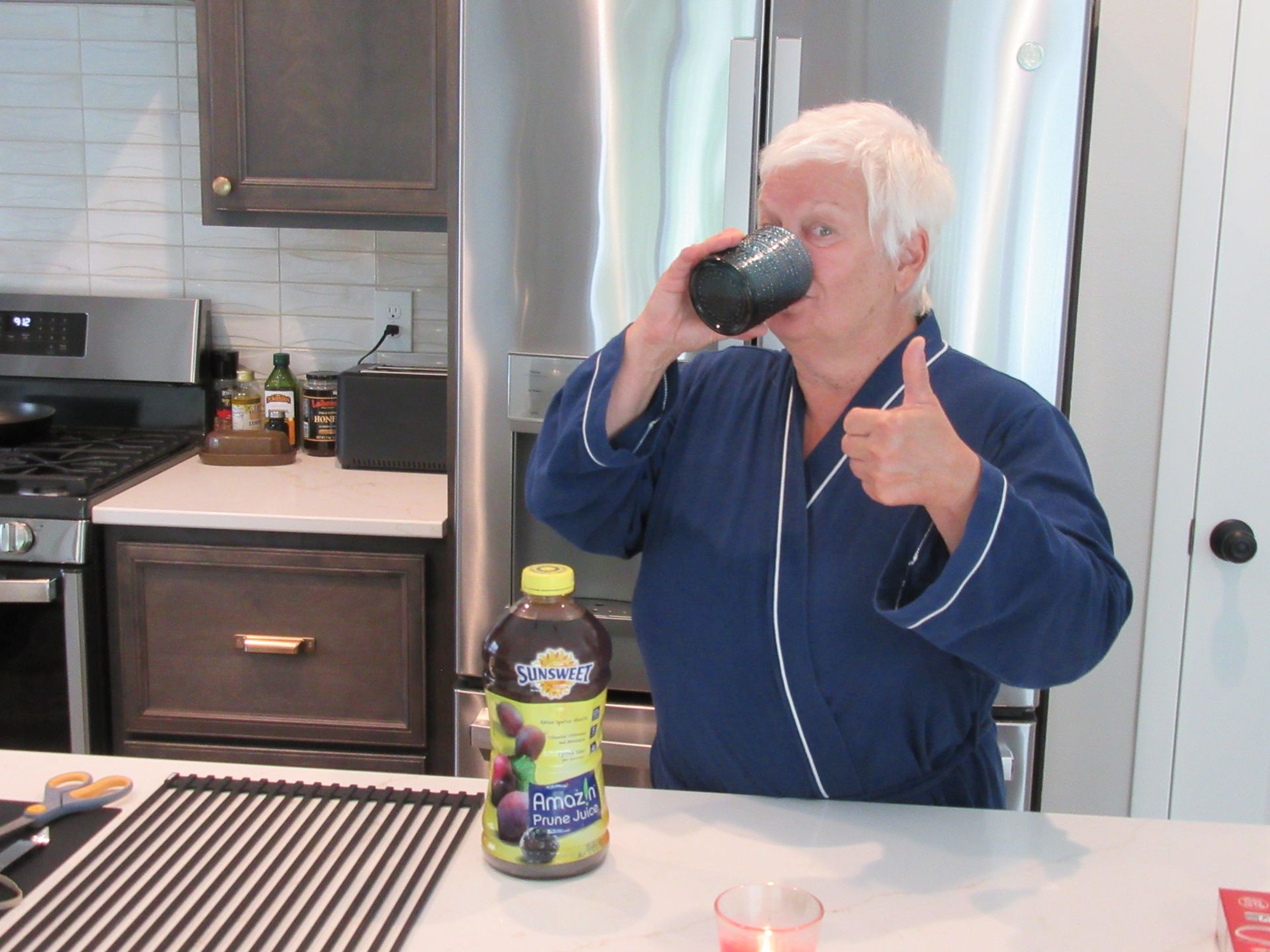 Bottoms Up Prune Juice!
