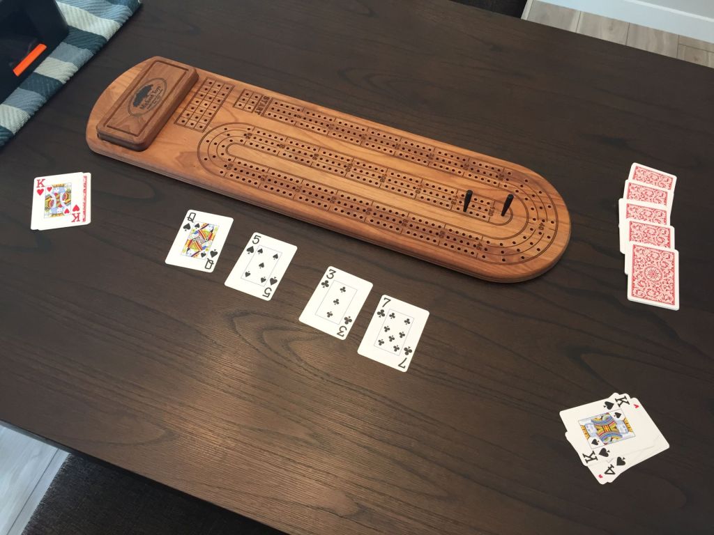 First Cribbage Solitaire Win Today!