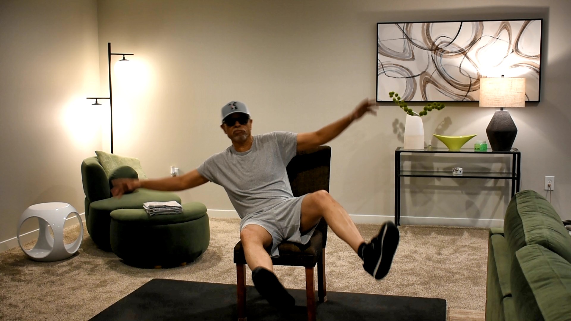Single Leg Sit to Stand Challenge Second Round!